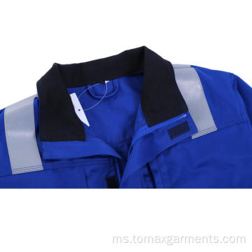 Jaket FR dengan Lengan Berbentuk Ergonomik